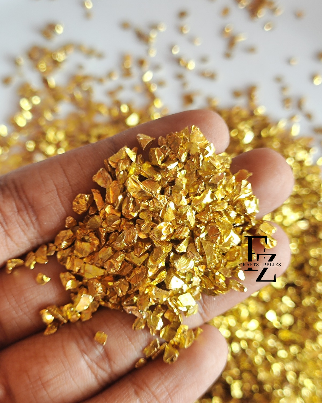 Gold Metallic Stones - 100 grams
