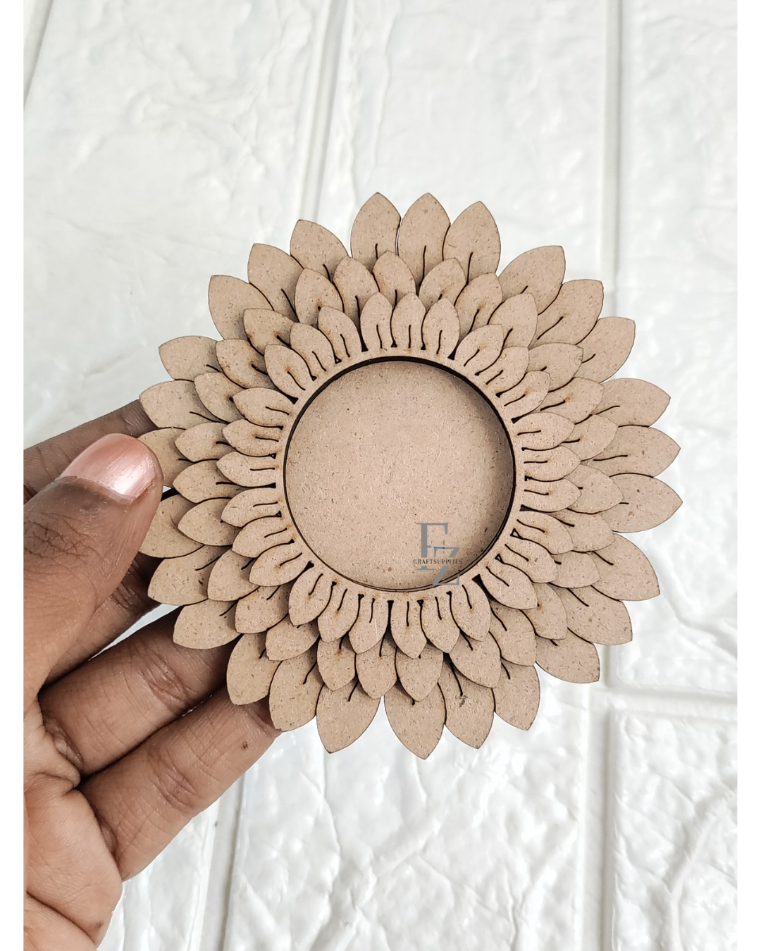 Flower Mdf Tea Light Holder