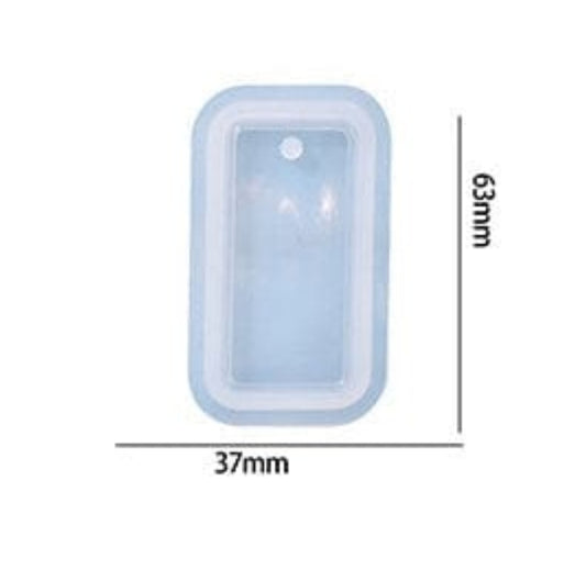 Rectangle Border Keychain Mould