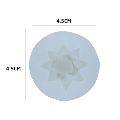 3D Lotus Flower Candle Mould