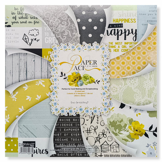 Yellow and black theme Paper Pack