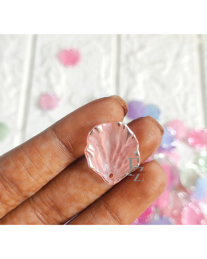 Acrylic Petals Silver Border 20g