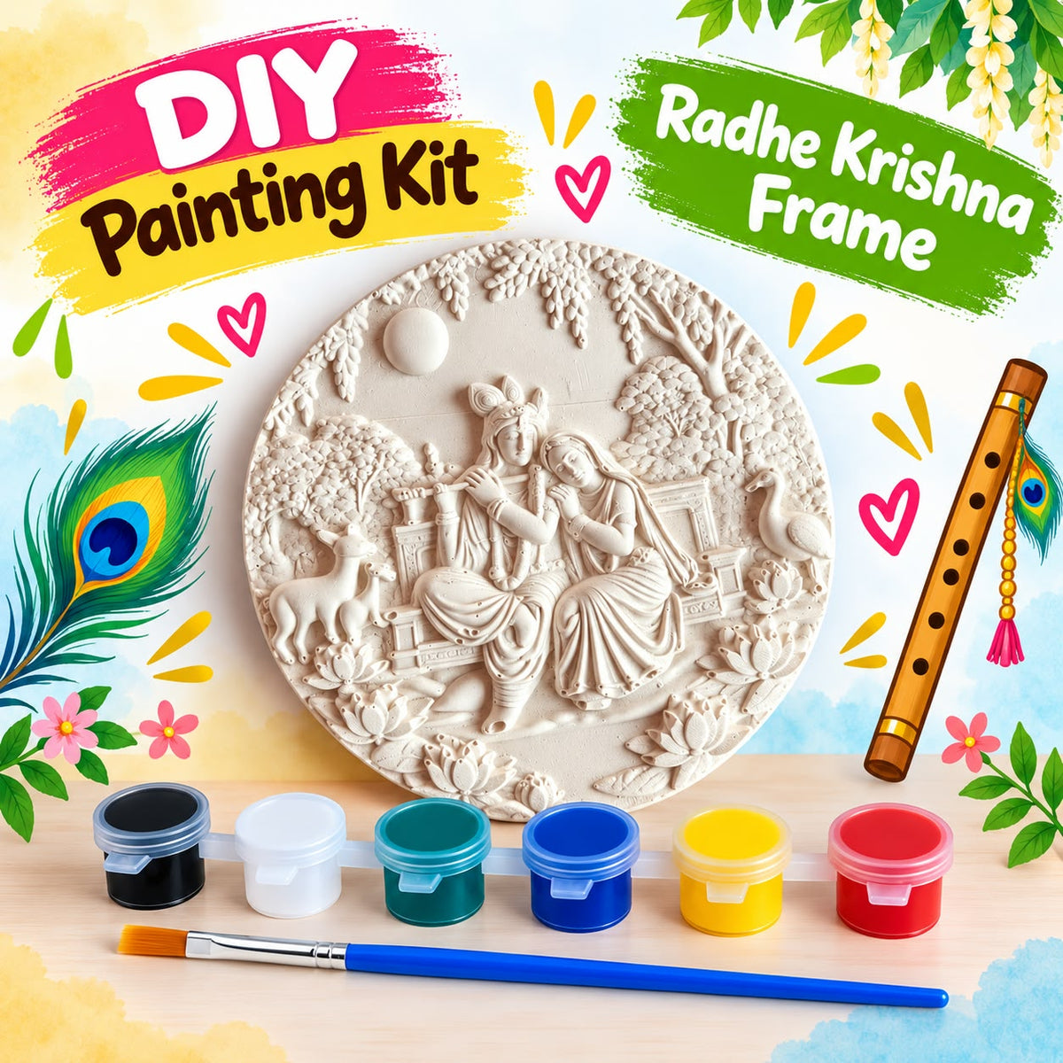 Radhe Krishna DIY Painting Kit for Kids