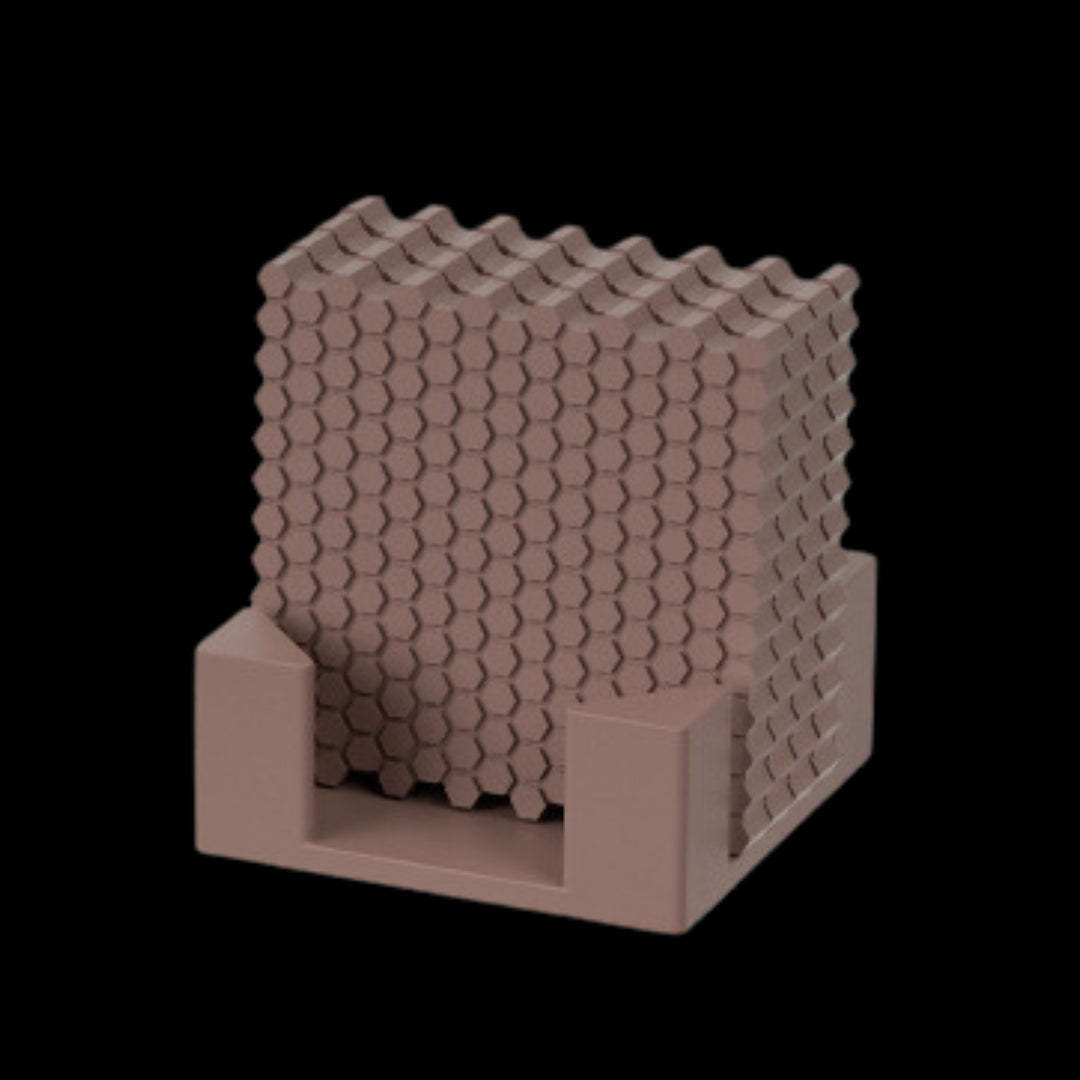 Square Honeycomb Texture Coaster Mould