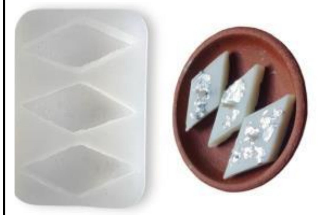 Kaju Katli Candle Mould