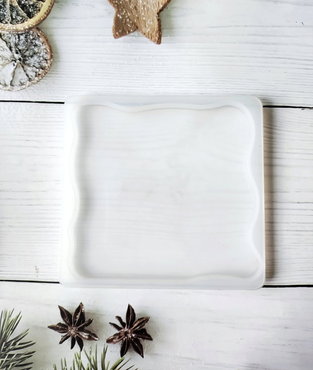 Zig zag Square Coaster Mould