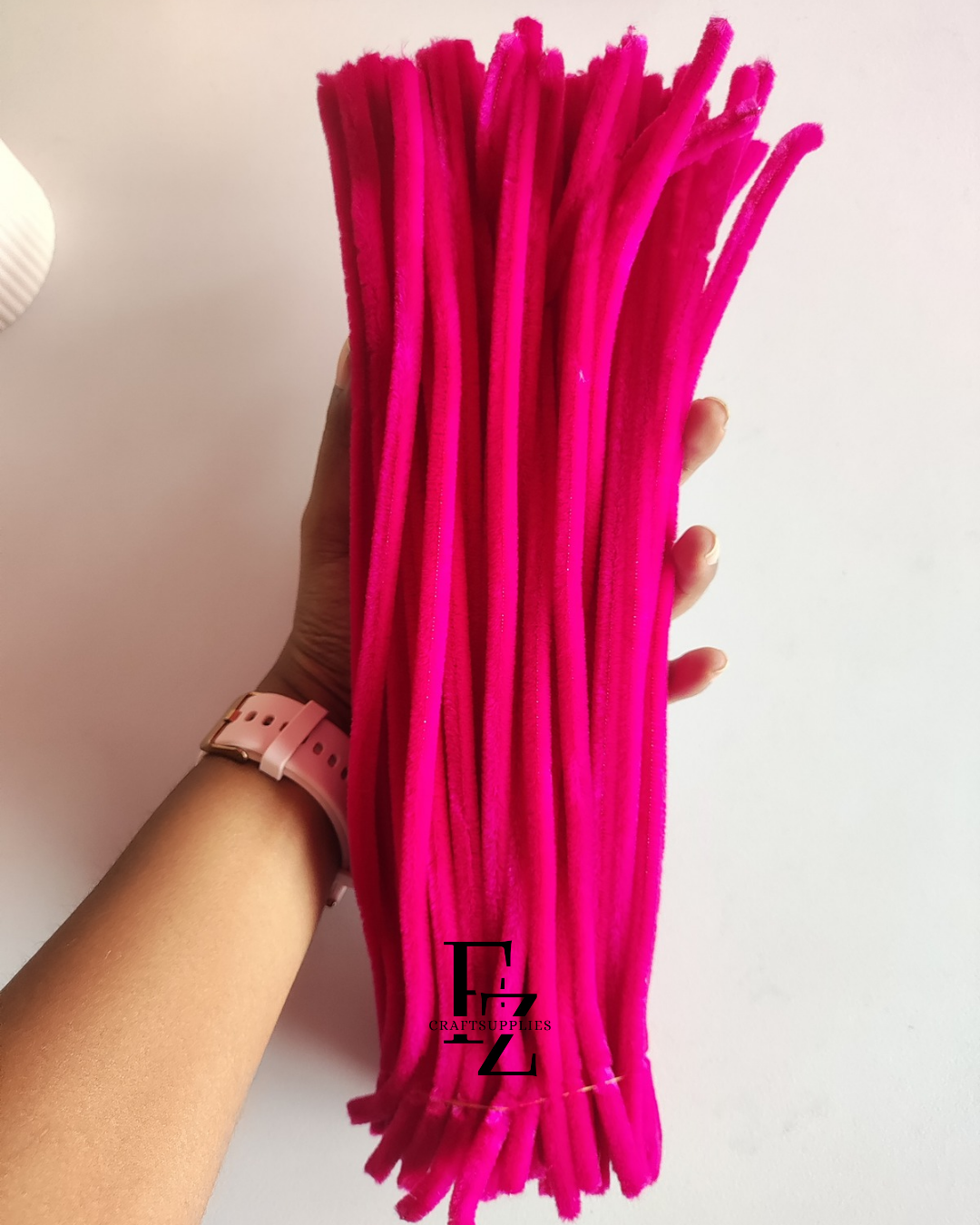 Pipe Cleaner 8MM - Dark Pink