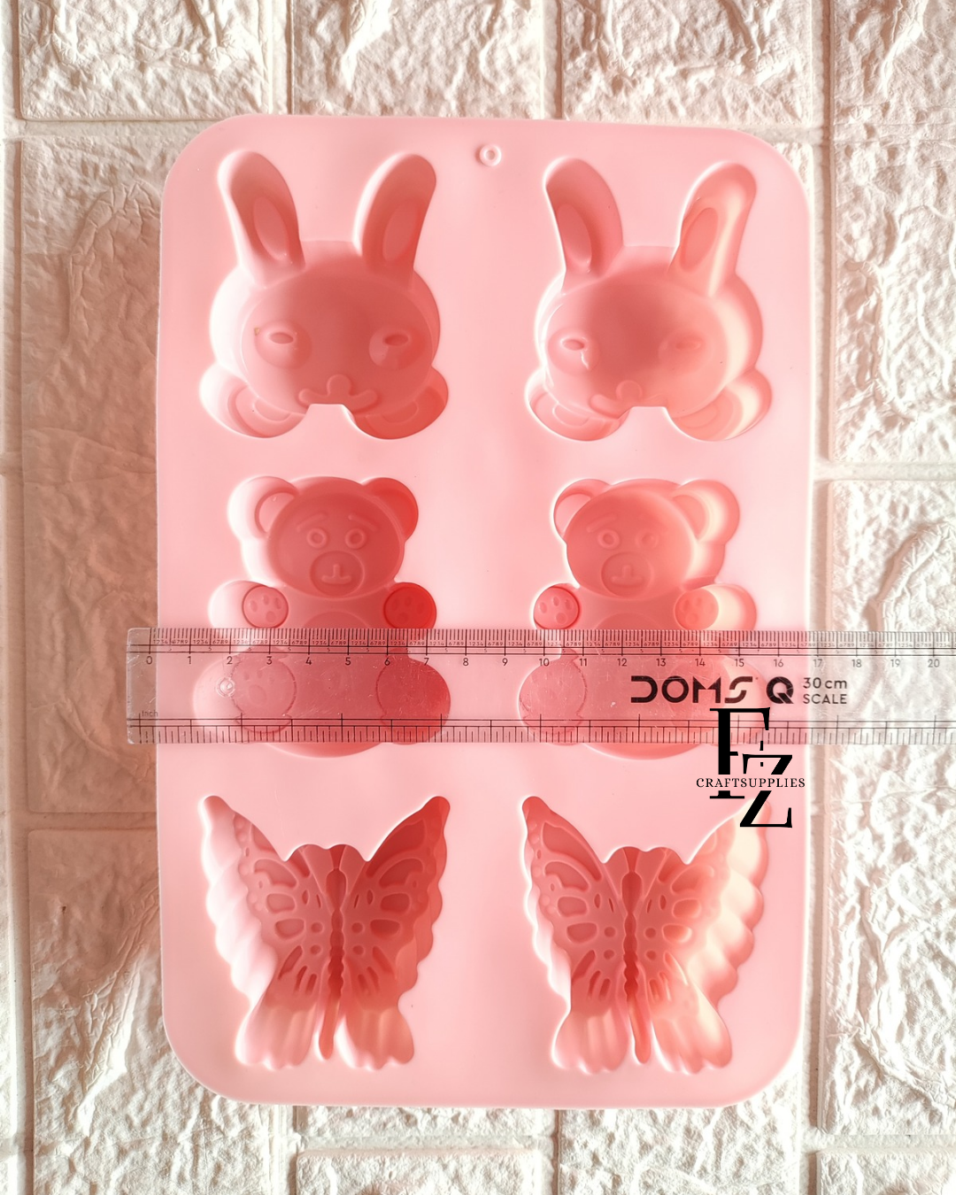 Butterfly Teddy Concrete/ Soap Mould