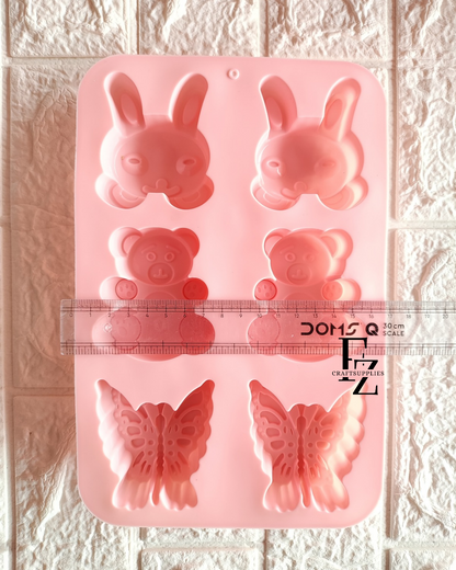Butterfly Teddy Concrete/ Soap Mould