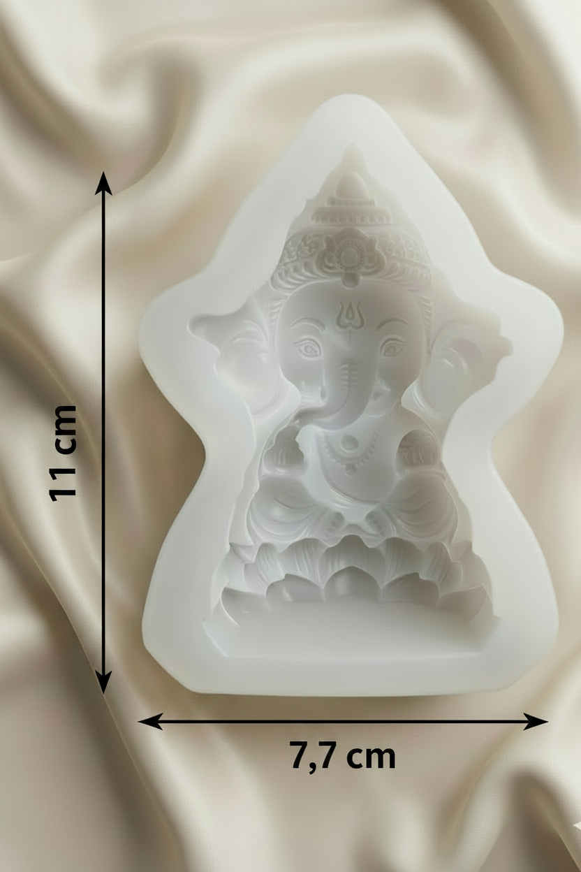 Ganesh with Lotus Mould