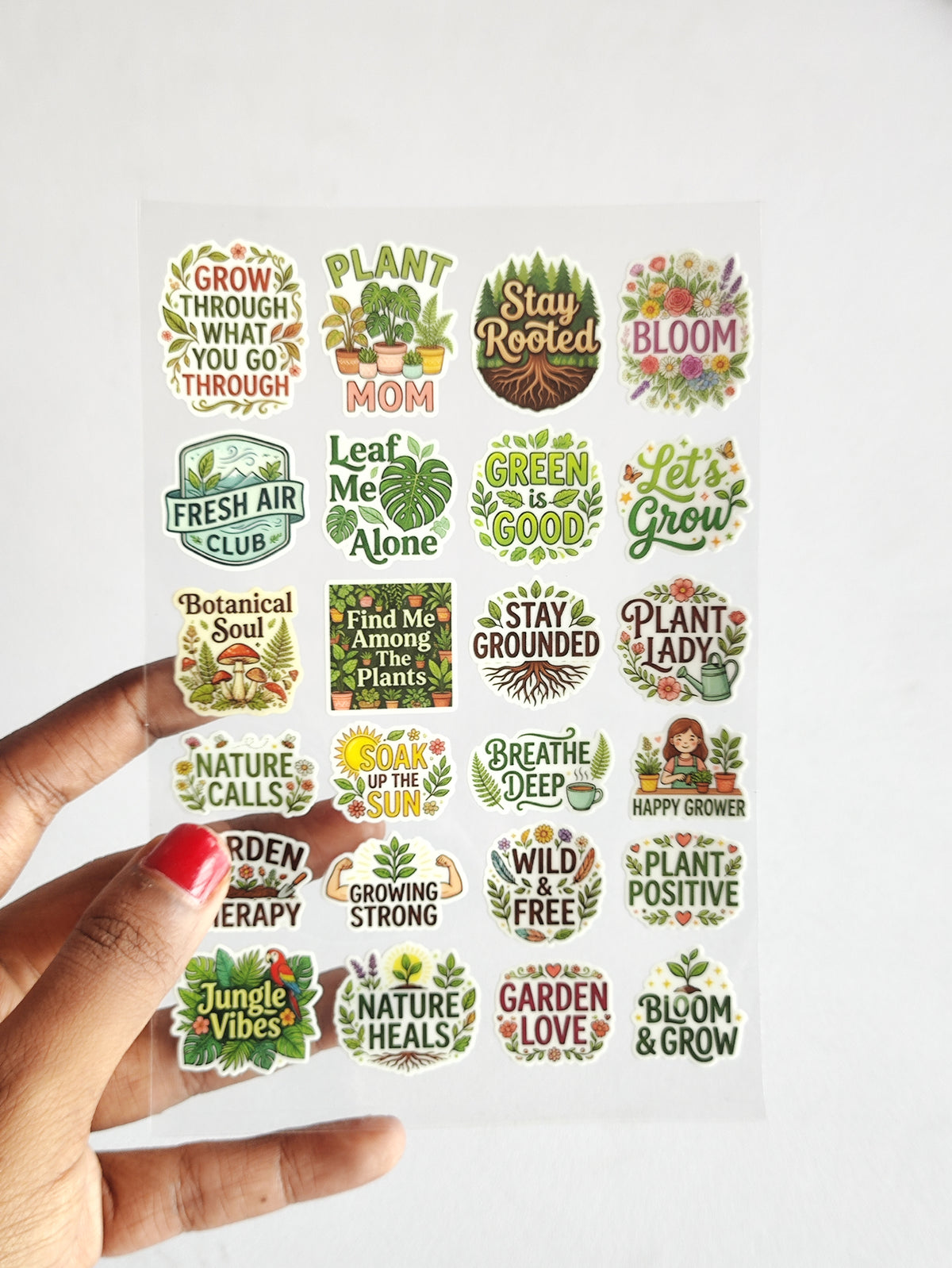 Natura Love UV DTF Stickers - D75