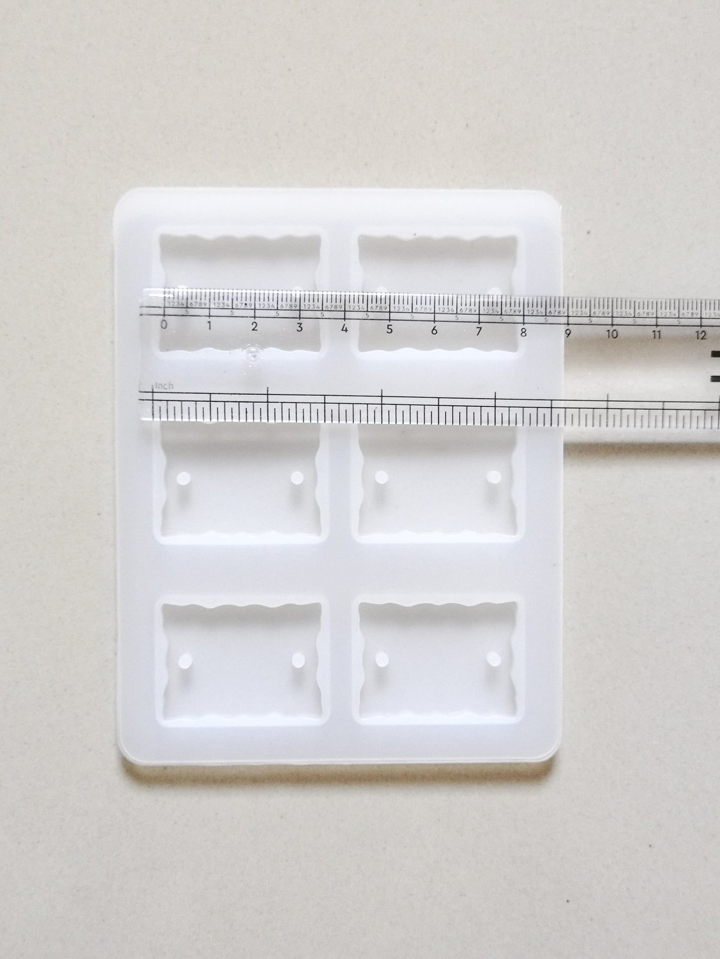 Rectangle Irregular Rakhi Mould