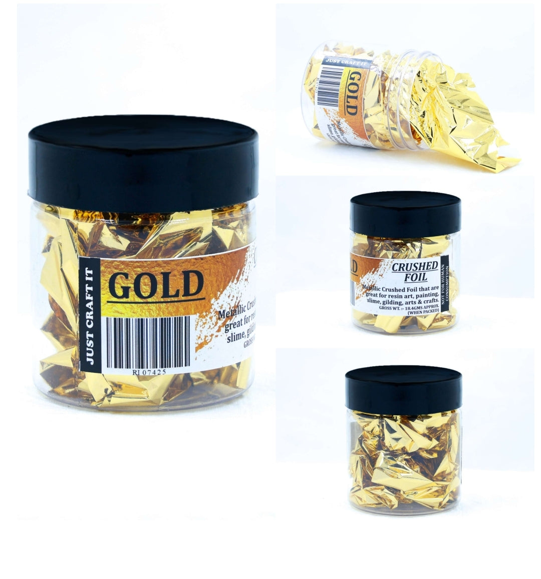 Crushed Foil Gold