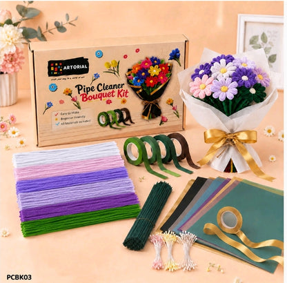 Pipe Cleaner Bouquet Making Kit A