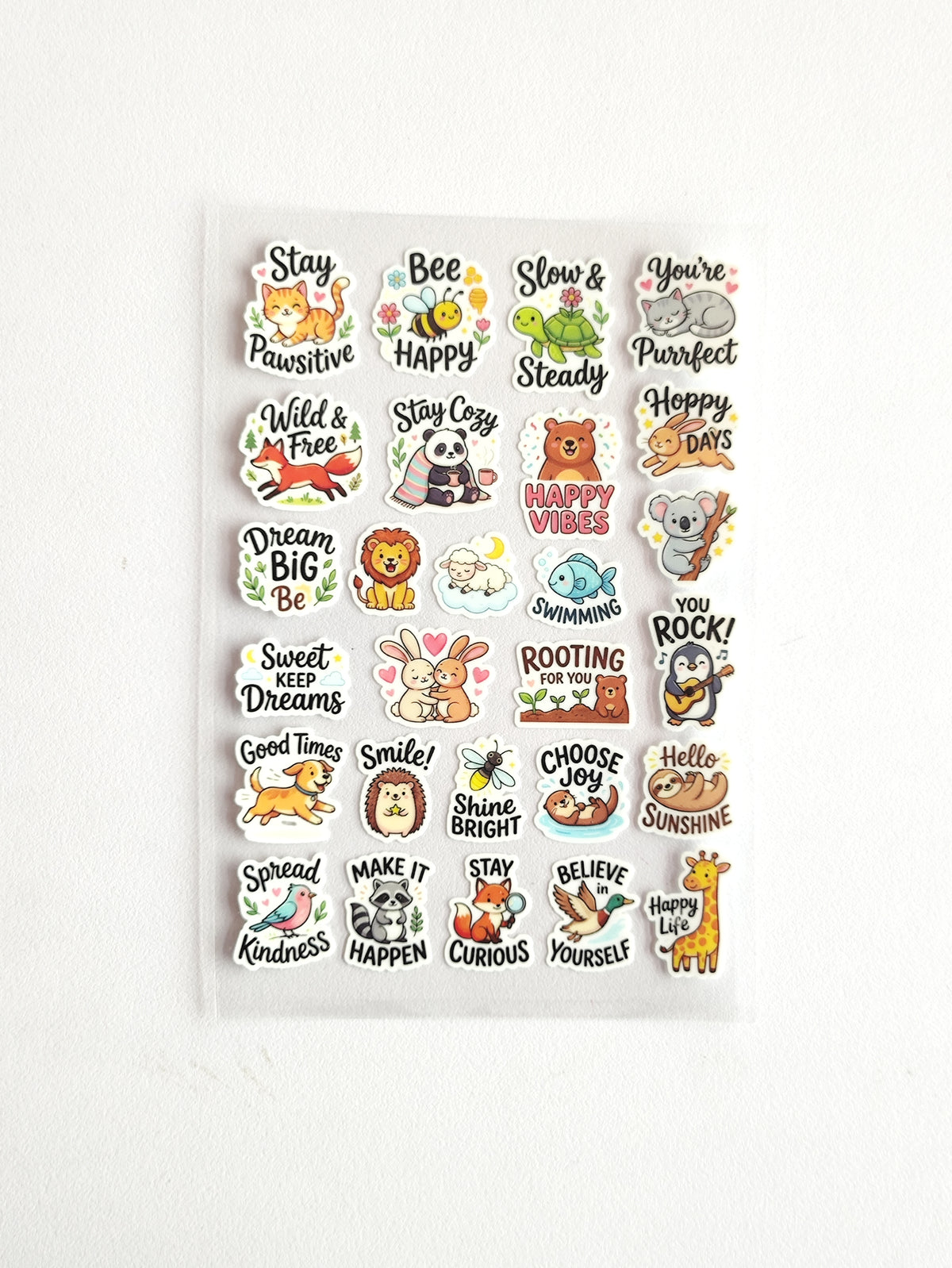 Stay Positive UV DTF Stickers - D99