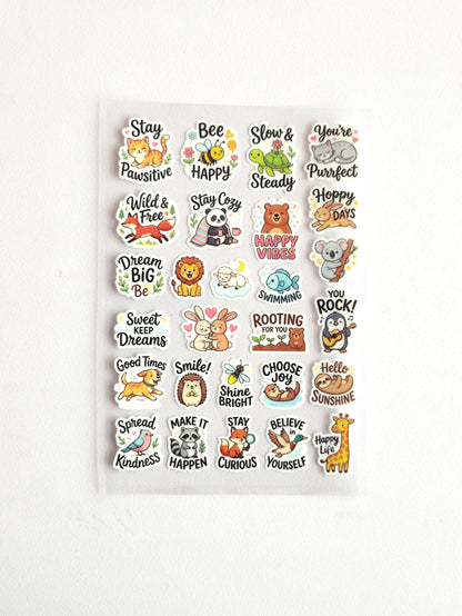 Stay Positive UV DTF Stickers - D99