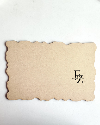 Agate Name Plate Rectangle Mdf Base 8*12 Inches