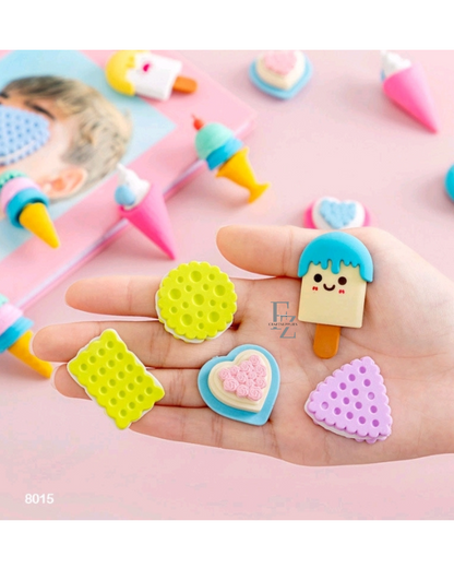 Ice Cream Erasers - Pack of 4