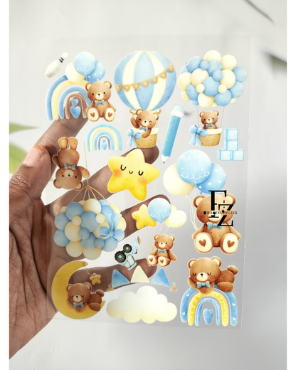 Boy Baby Peel off Sticker