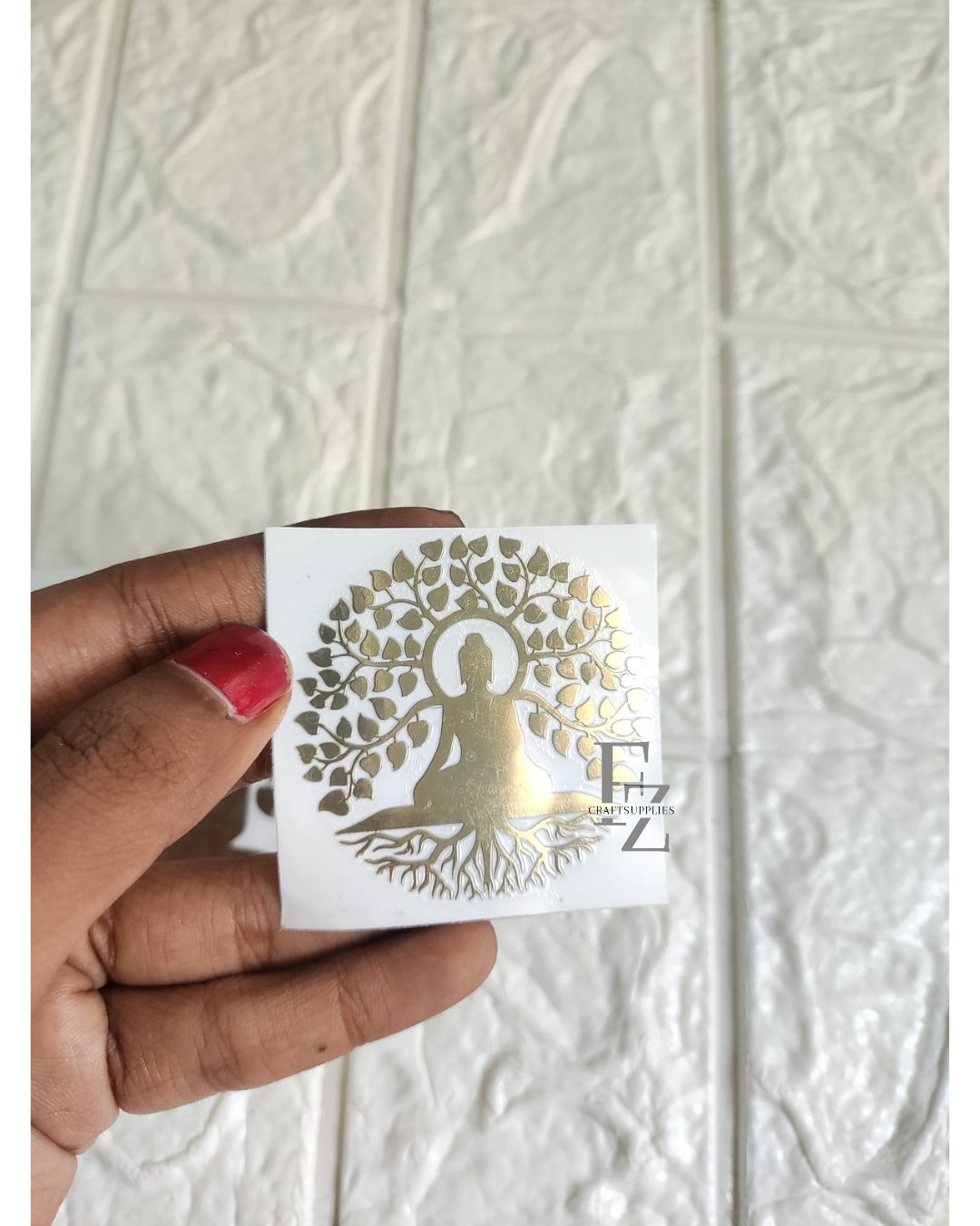 Buddha Metal Sticker