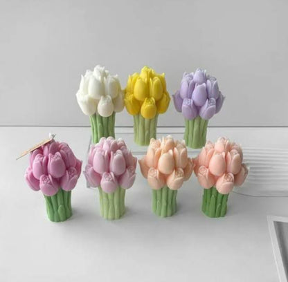 Tulip Bouquet Candle Mould