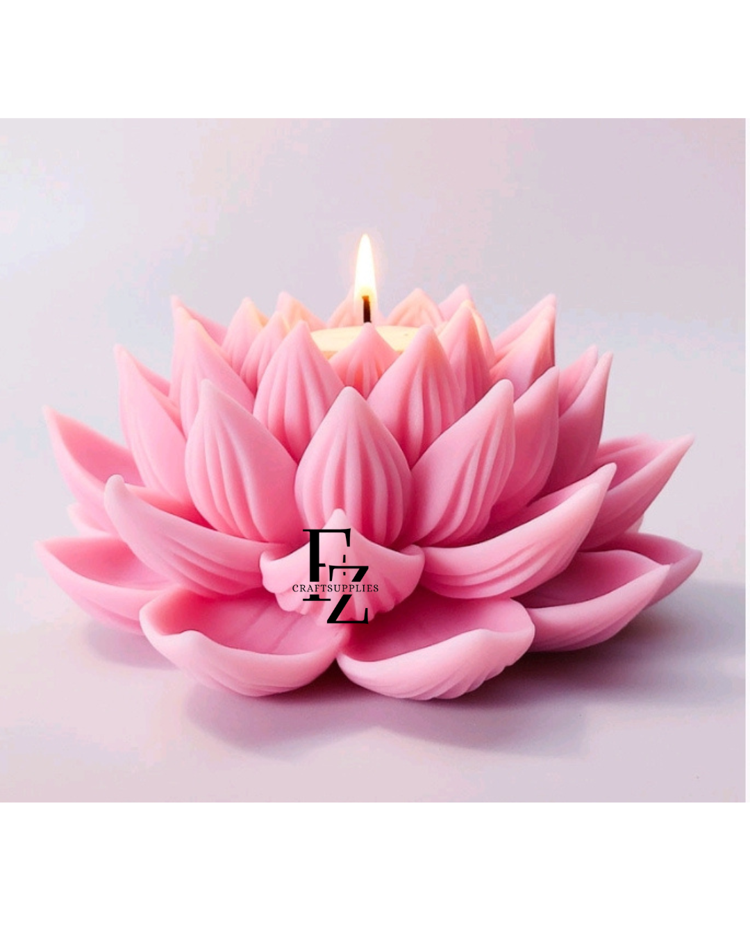 Lotus Big Flower Candle Mould