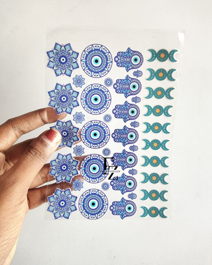 UV DTF Stickers Evil Eye - D61