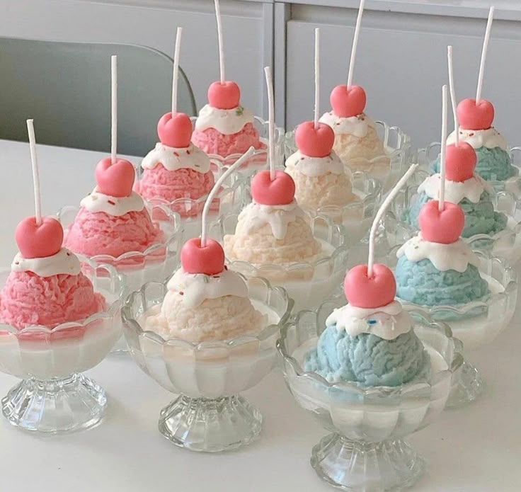 Candle Ice Cream Jar