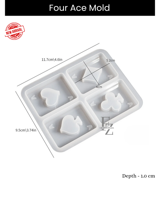 Four Ace Candle Mould