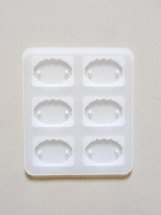 Oval Irregular Rakhi Mould