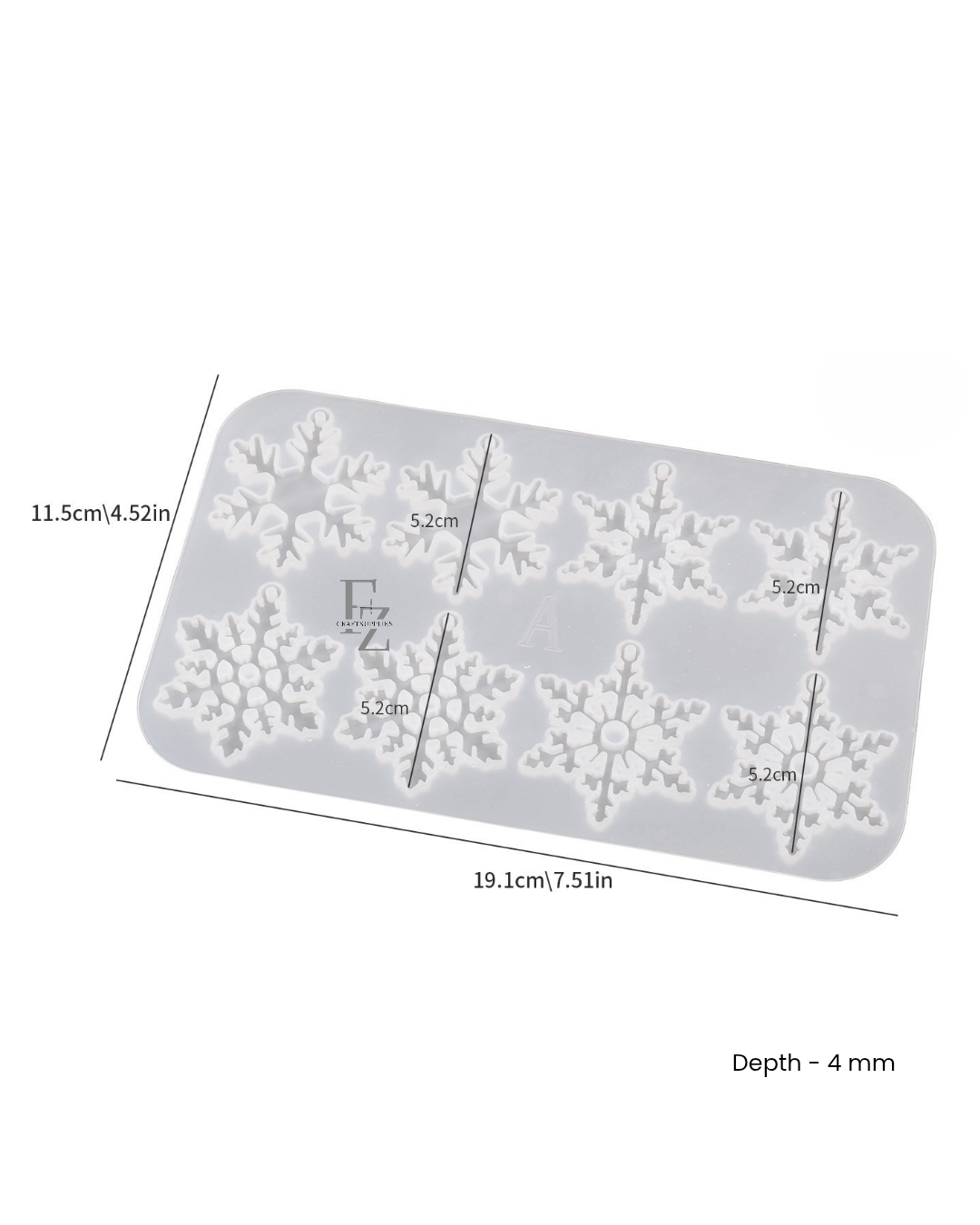 Snow Flake Mould D1