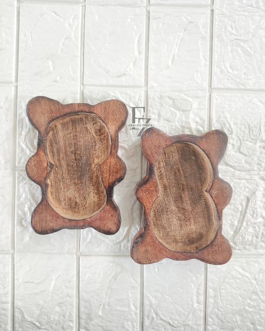 Teddy Wooden Bowl for Candle