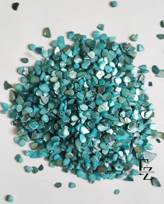 Aqua Blue Shell Granules