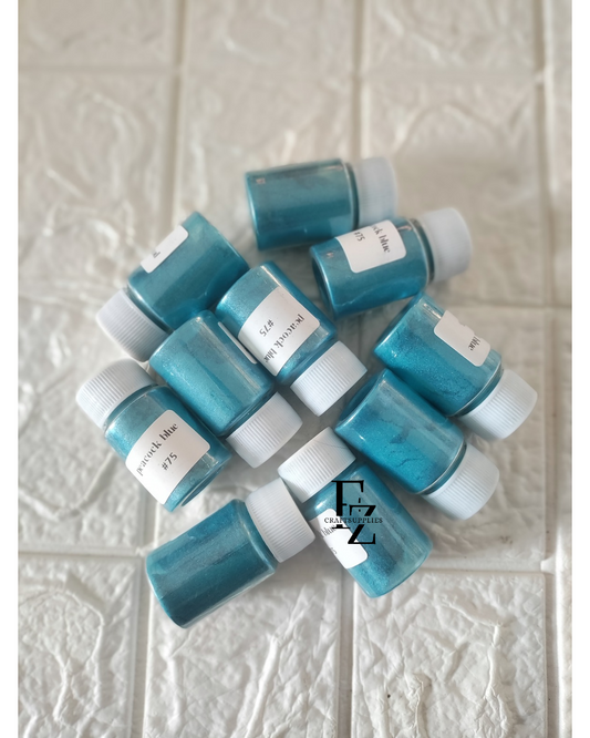 Mica Powder 10g - Peacock Blue