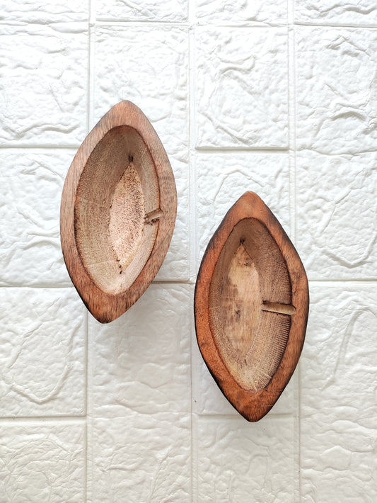 Eye Wooden Bowl for Candles