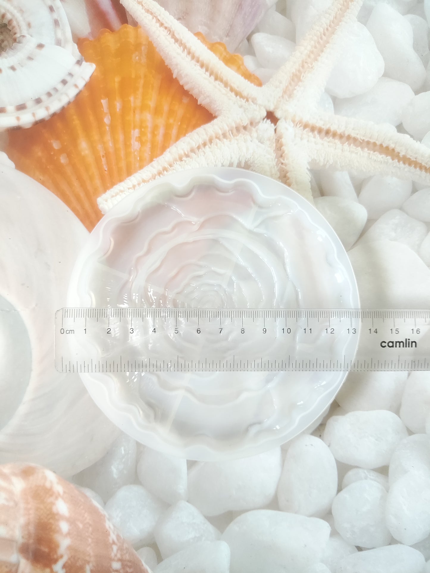 Rose multi Layer Flower Coaster Mould