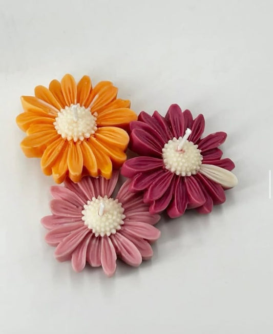 Daisy flower Candle Mould