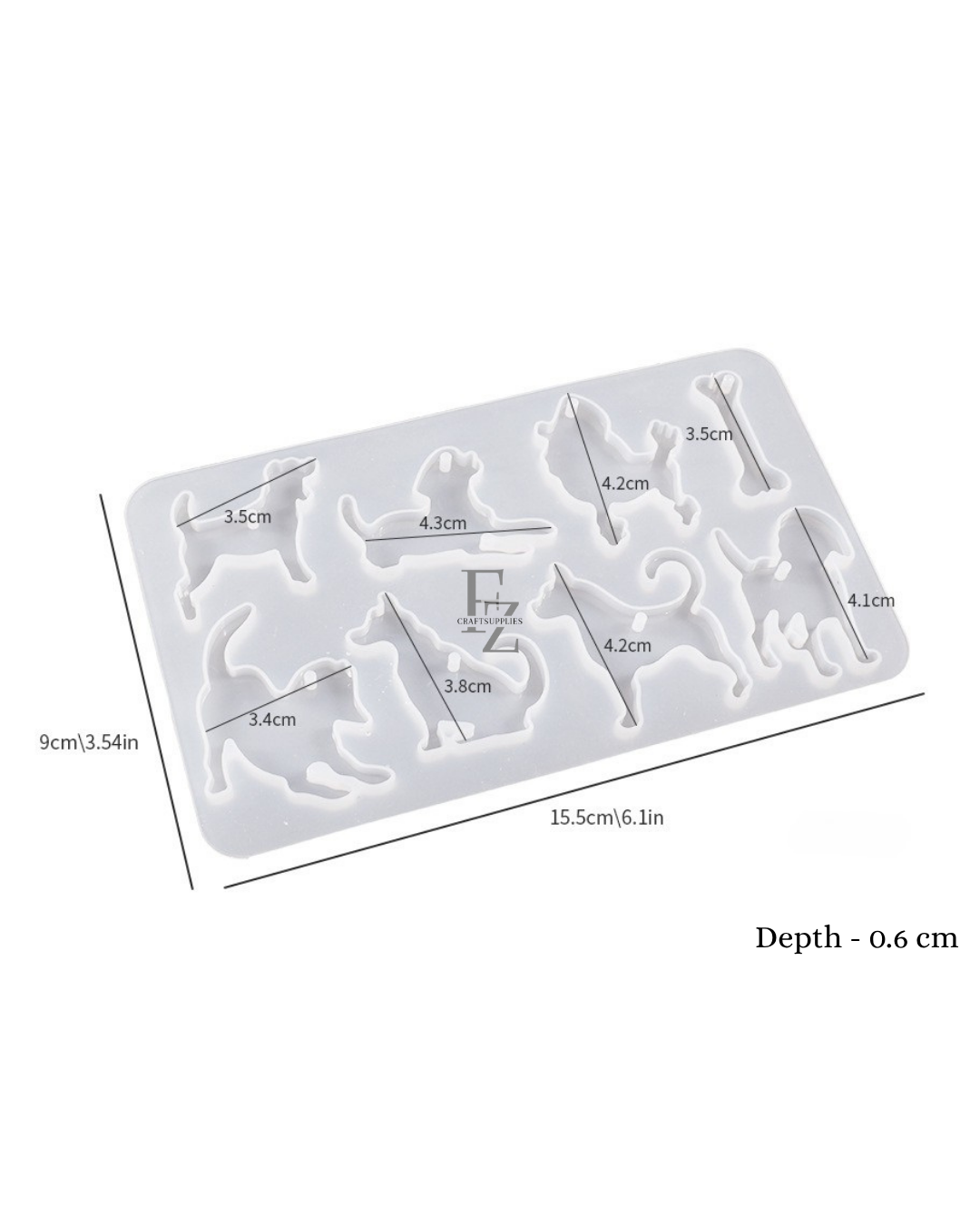 Doggy Keychain/ Pendant Mould