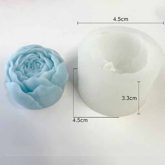 3d Bud Flower Candle Mould