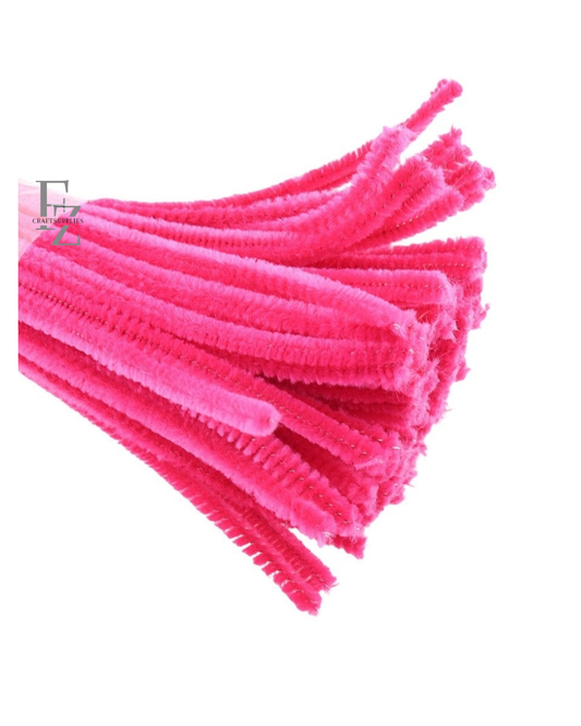 Pipe Cleaner Dark Pink - 1 Pack (100 pcs)