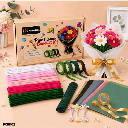Pipe Cleaner Bouquet Making Kit B
