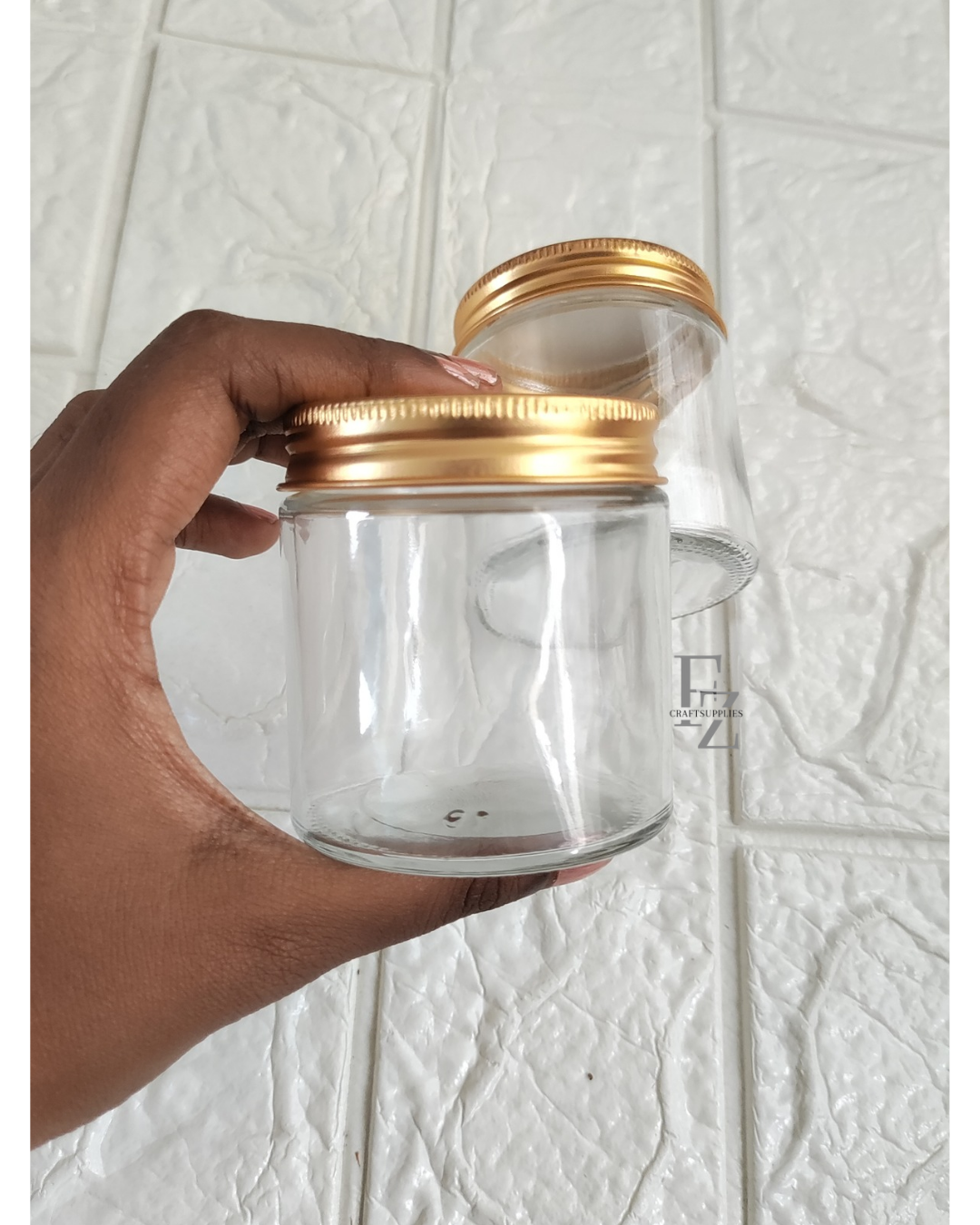 Candle Tin Jar with Gold Cap - 120ML