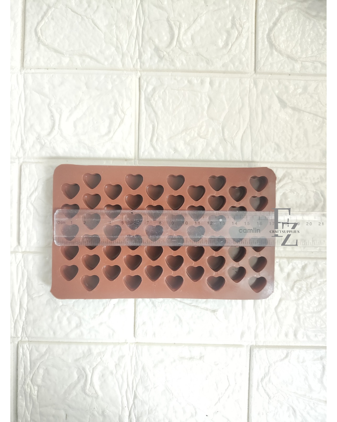 55 Cavity Small Heart Candle Mould