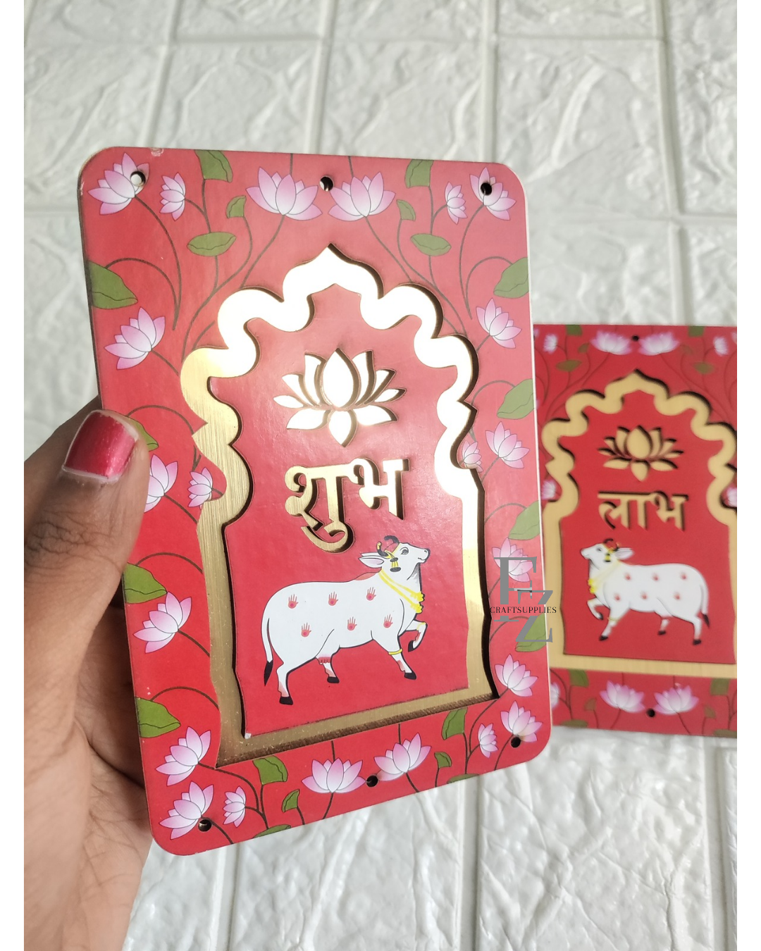 Big Pichwai Cow Jharokha Mdf