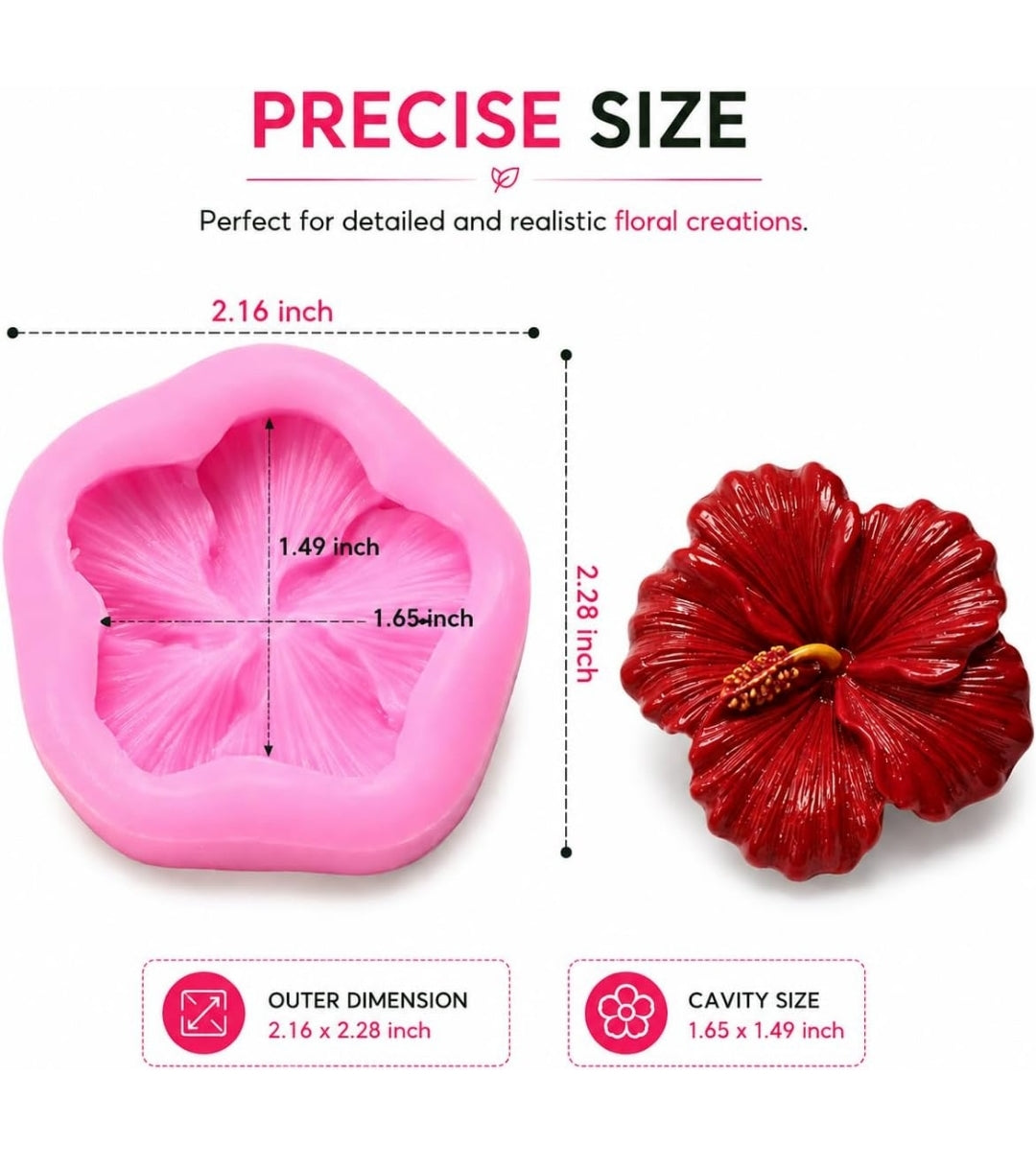 Hibiscus Candle Mould