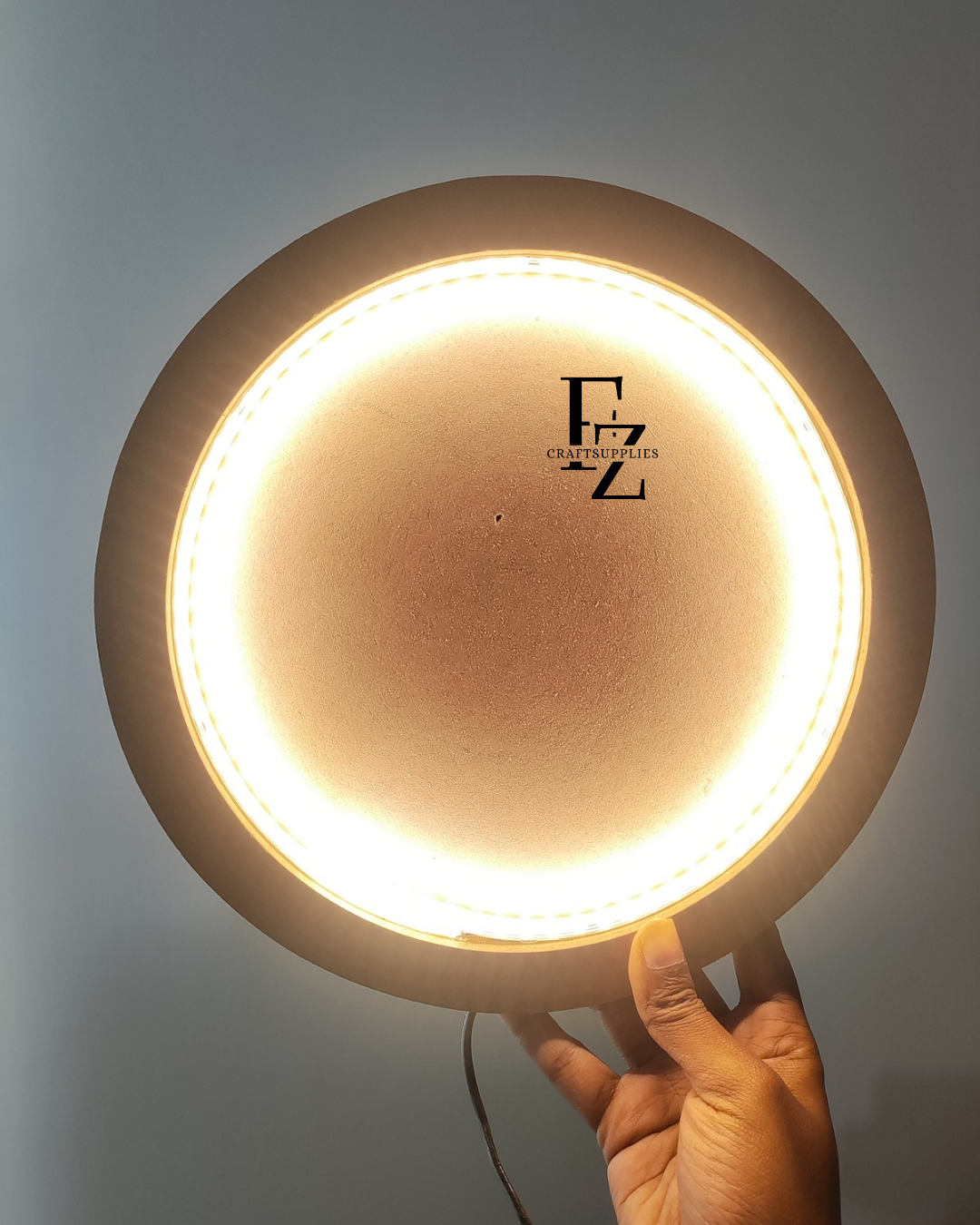 Moon Light Lamp MDF 10 Inches