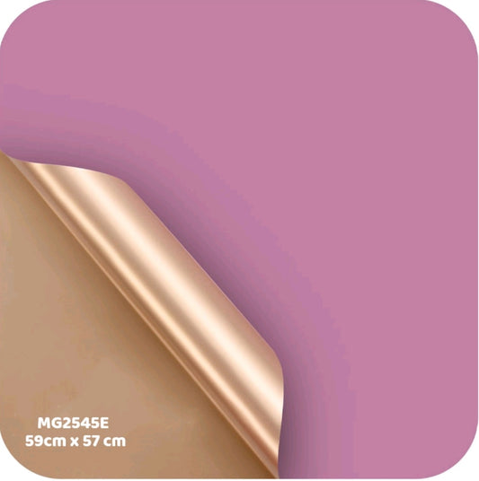 Dual Shade Pastel Violet Bouquet Wrapping Sheet - 5 Sheets