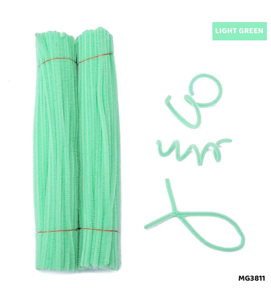 Pipe Cleaner Light green - 1 Pack(100 pcs)