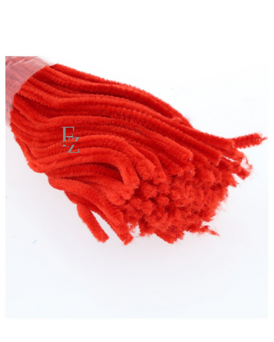 Pipe Cleaner Red - 1 Pack (100 pcs)