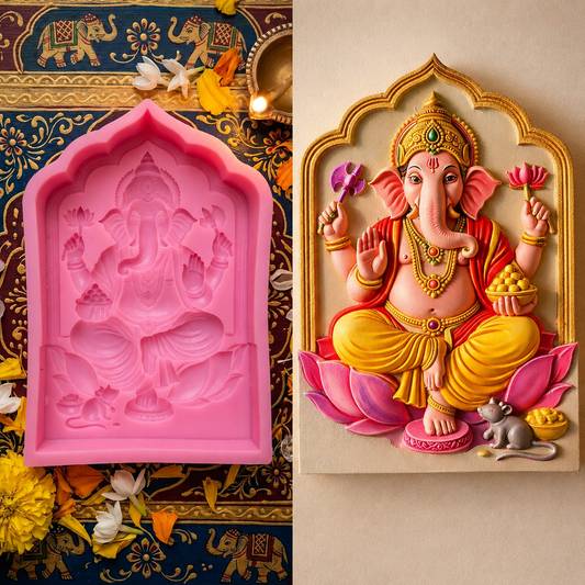 Lord Ganesh ji DIY Toy Mould for Concrete and Resin Decor